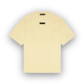 Fear of God Essentials Garden Yellow T-Shirt- 2024