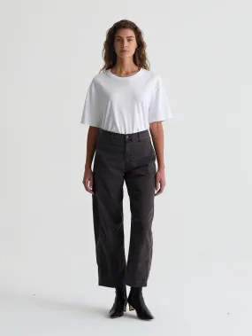 Fiona High Rise Barrel Pant - Sulfur Misty Grey