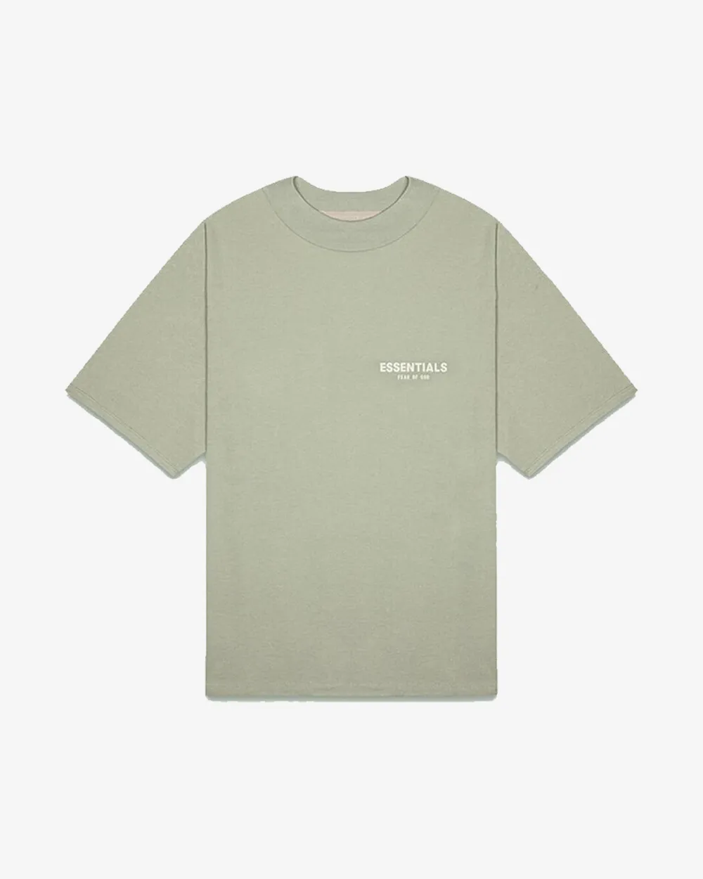 FOG ESSENTIALS SS22 CHEST LOGO SEAFOAM TEE