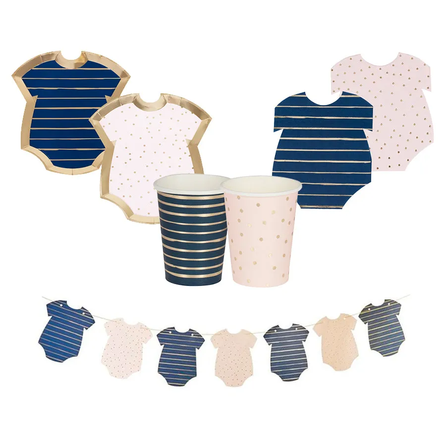 Ginger Ray Gender Reveal Party Essentials - 33 Pc - SAVE 5%