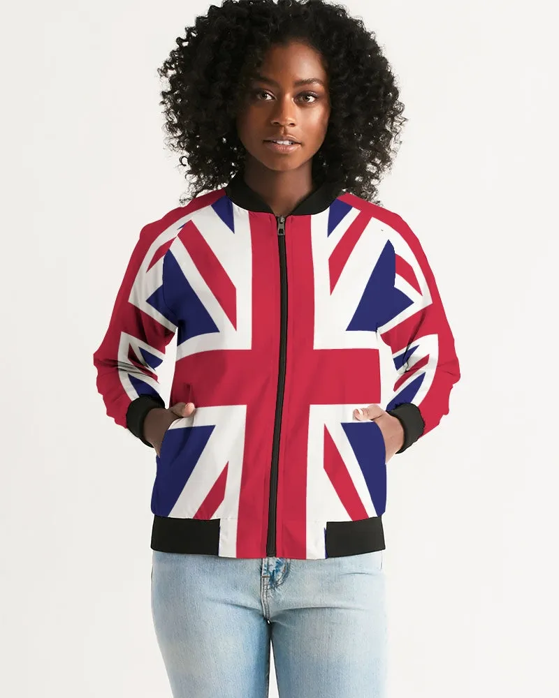 Great Britain Union Jack Flag Women's Bomber Jacket