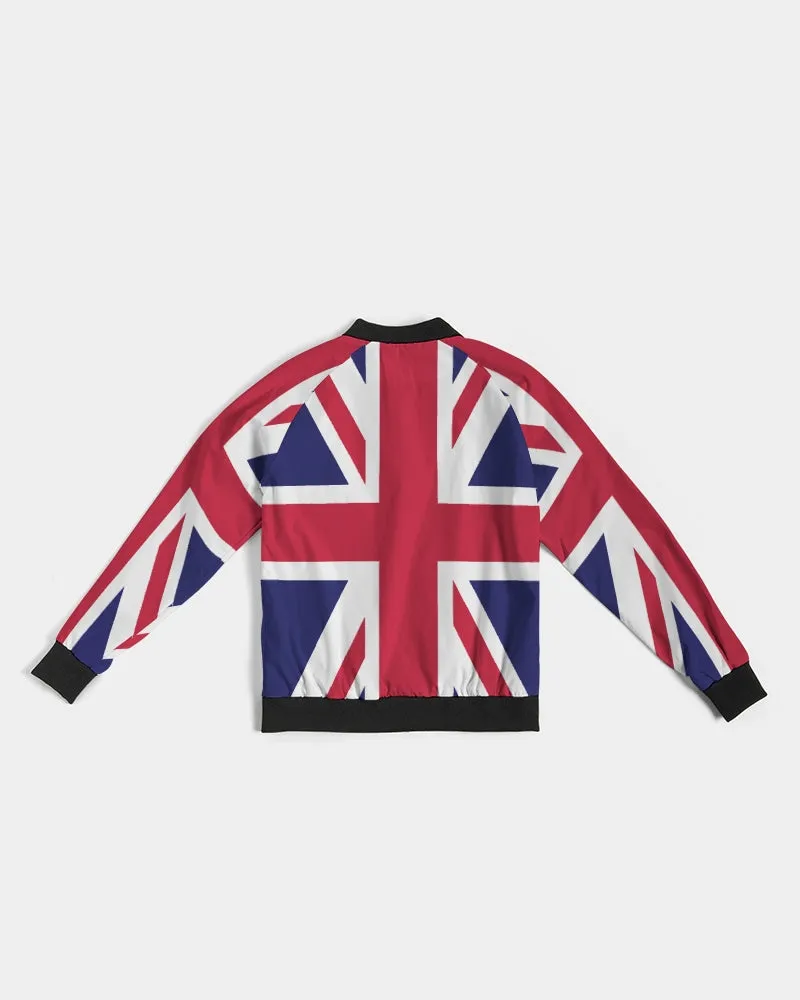 Great Britain Union Jack Flag Women's Bomber Jacket