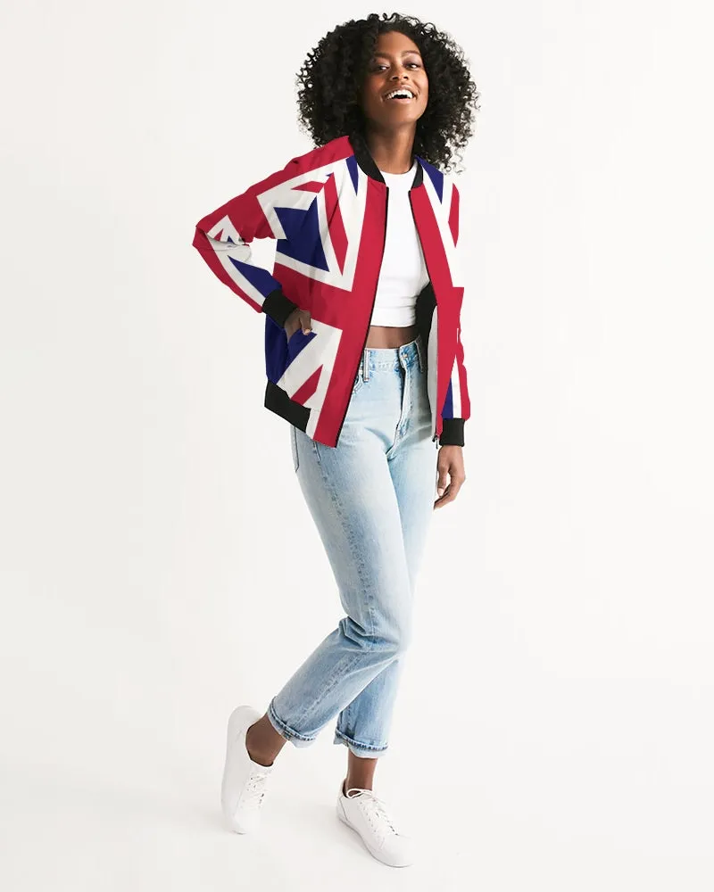 Great Britain Union Jack Flag Women's Bomber Jacket