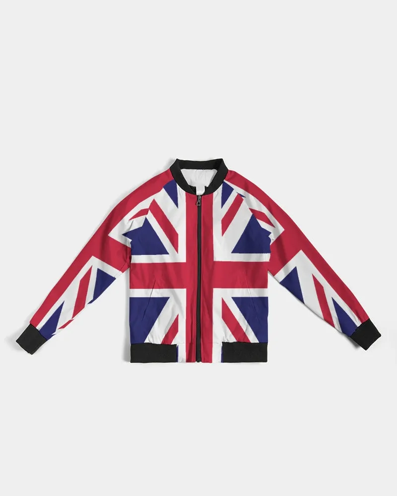 Great Britain Union Jack Flag Women's Bomber Jacket