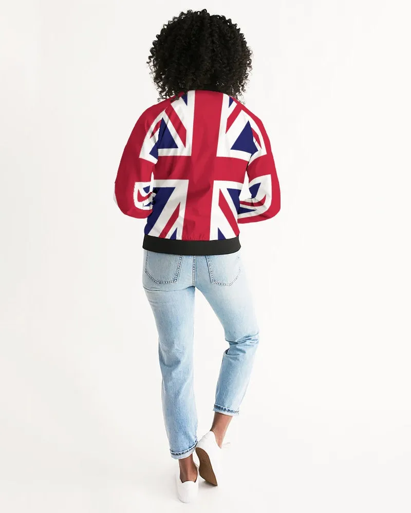 Great Britain Union Jack Flag Women's Bomber Jacket