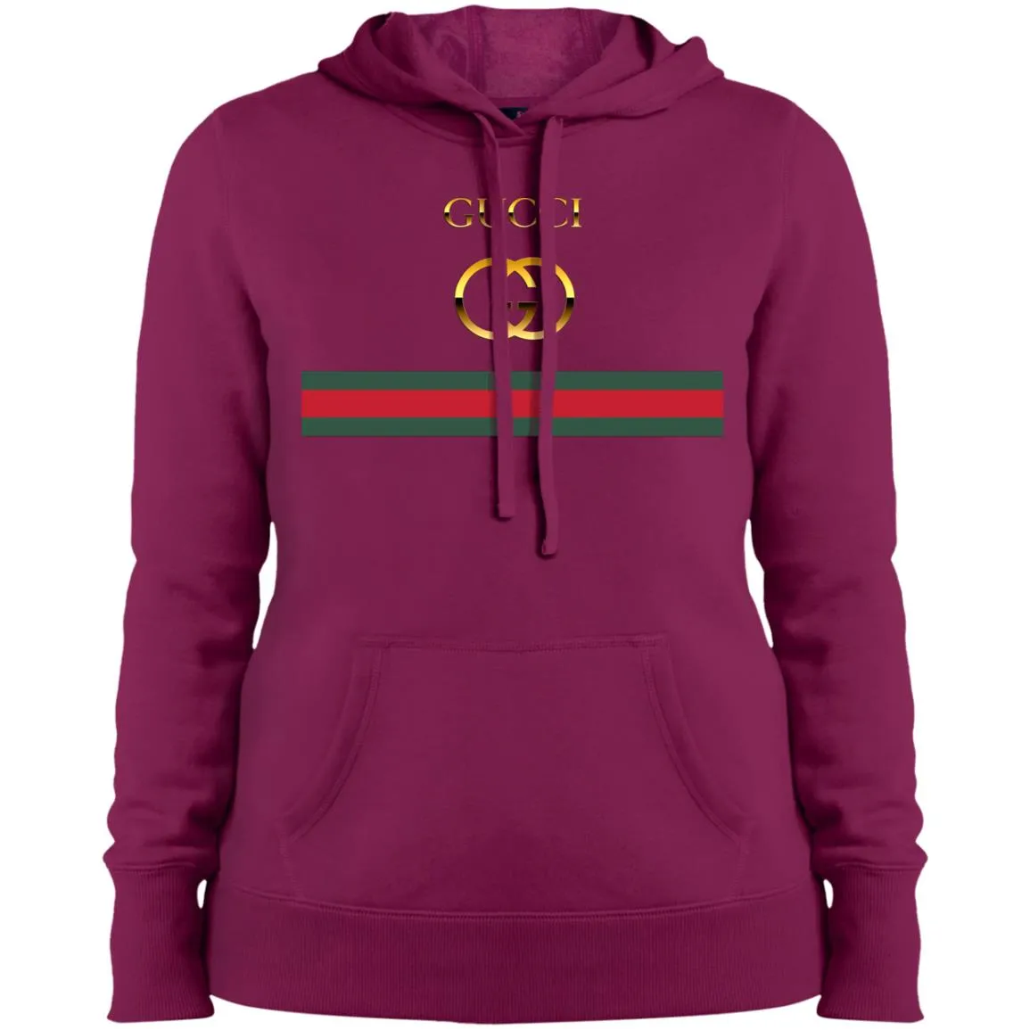 Gucci Logo Vintage Women Hooded Sweatshirt