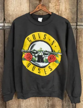 Guns N Roses Was Here Crew Fleece, Coal