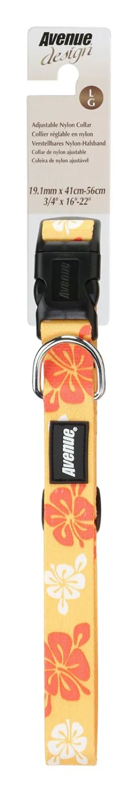 Hagen Avenue Dog Collar Hawaiian Splash - Large