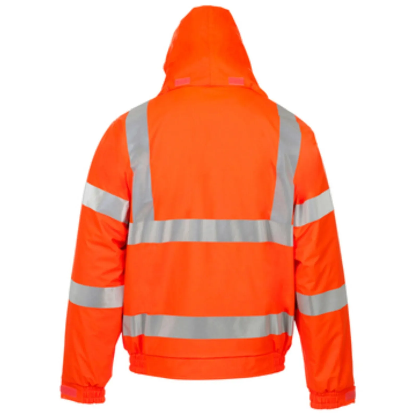 Hi Viz Safety Bomber Jacket Workwear Reflective Waterproof For Construction