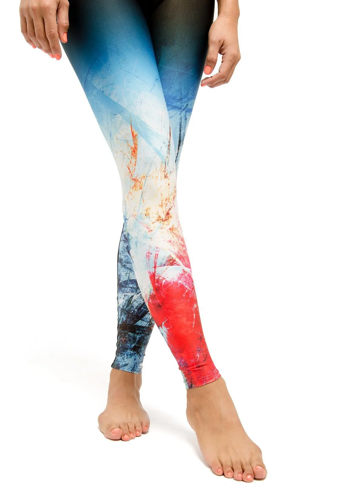 HIGH-WAIST Leggings - Abstract