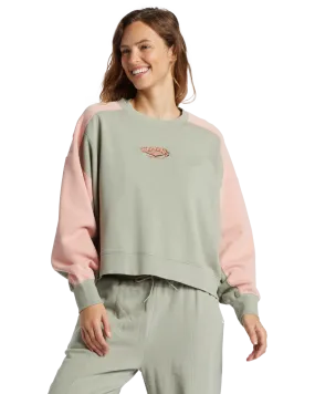 Hike Date Sweatshirt in Seagrass