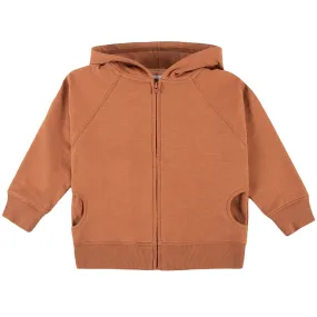 Infant & Toddler Boys Rust Orange Hoodie