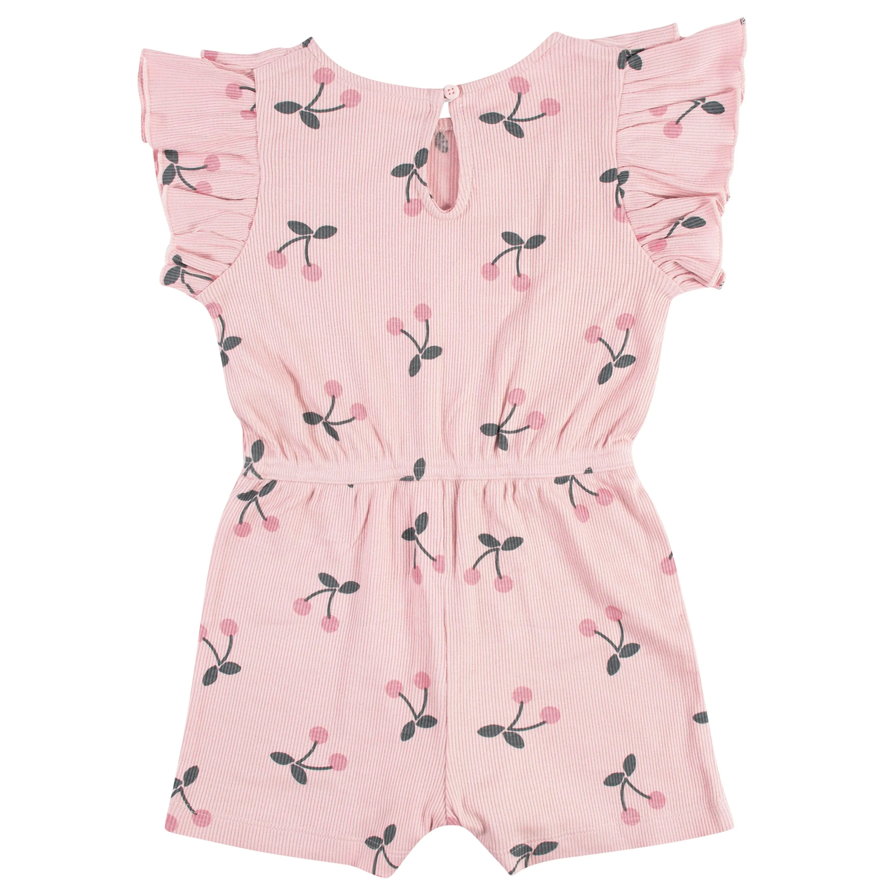 Infant & Toddler Girls Pink Ruffled Romper