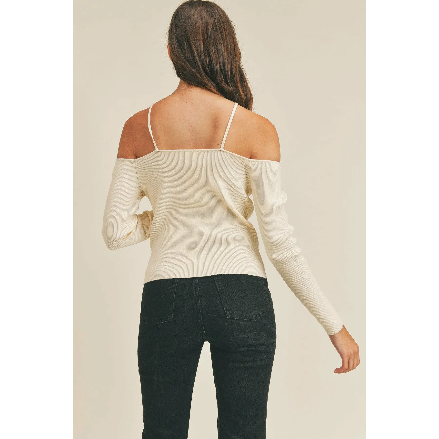 Kate Ribbed Knit Top