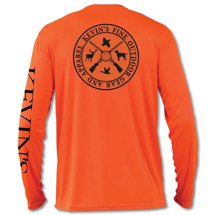 Kevin's Quadrant Logo Performance Long Sleeve Shirt