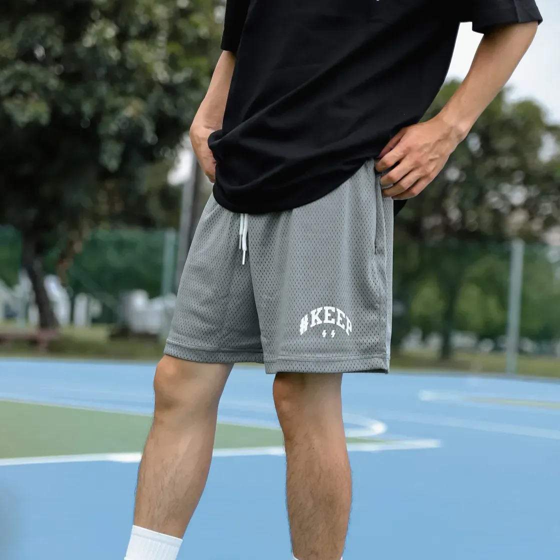 Kickstage #KEEP Essential Mesh Shorts [KS180]