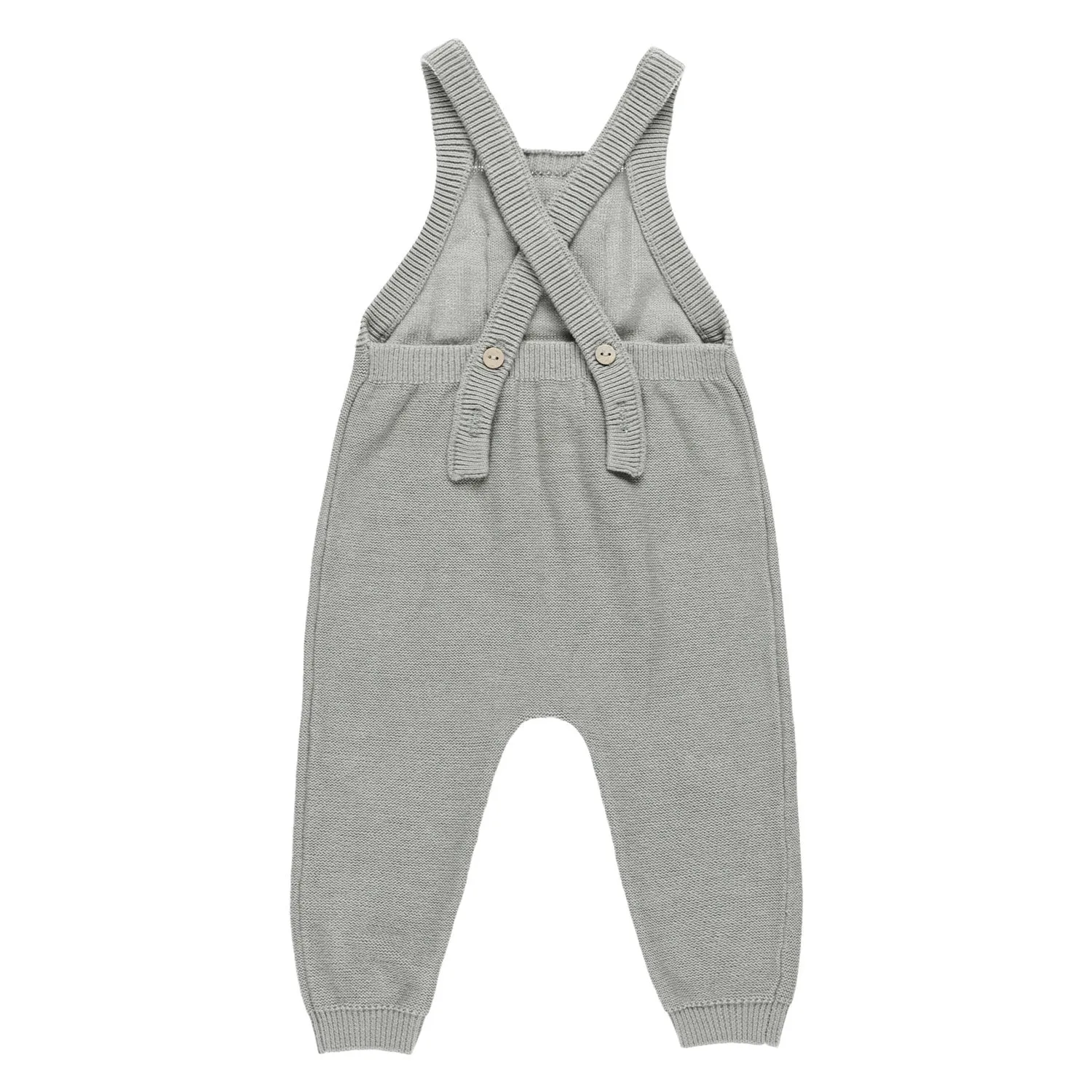 Knit Overall - Dusty Blue