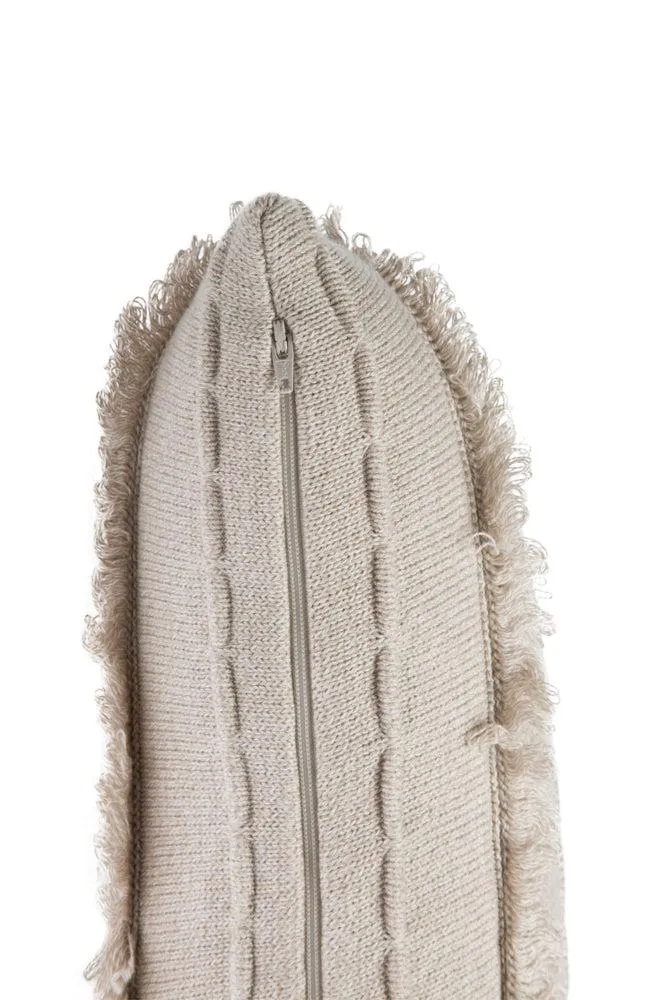 KNITTED CUSHION AIR DUNE WHITE