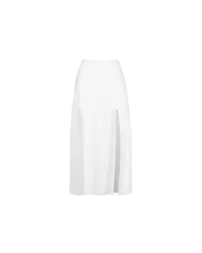 KYLE LINEN SKIRT WHITE