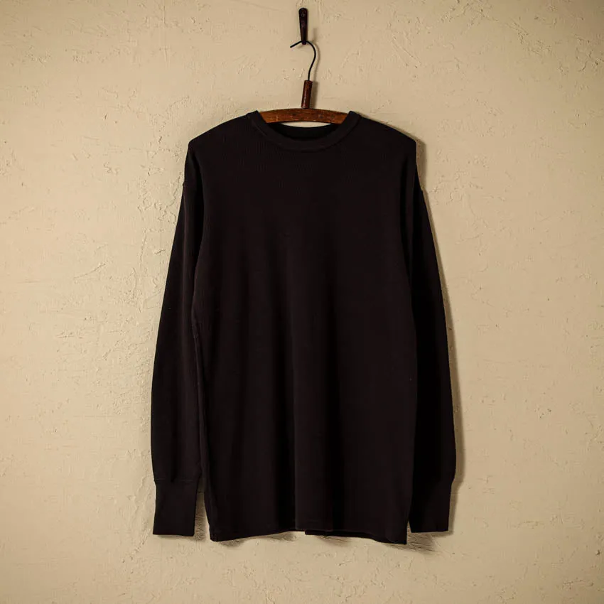 lot.54002 THERMAL CREW NECK TEE<SUMIKURO>