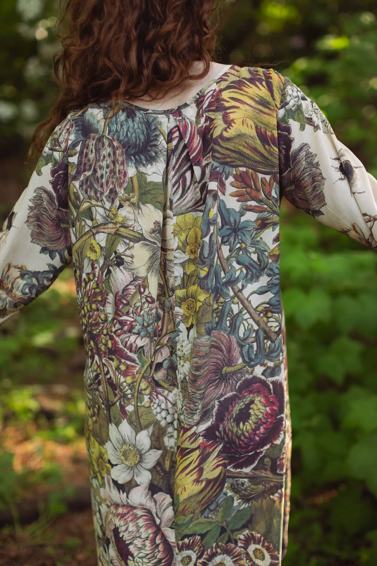 Love Grows Wild Artist Tunic Dress With Pockets & Bees