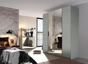 Miranda Four Door Mirrored Wardrobe