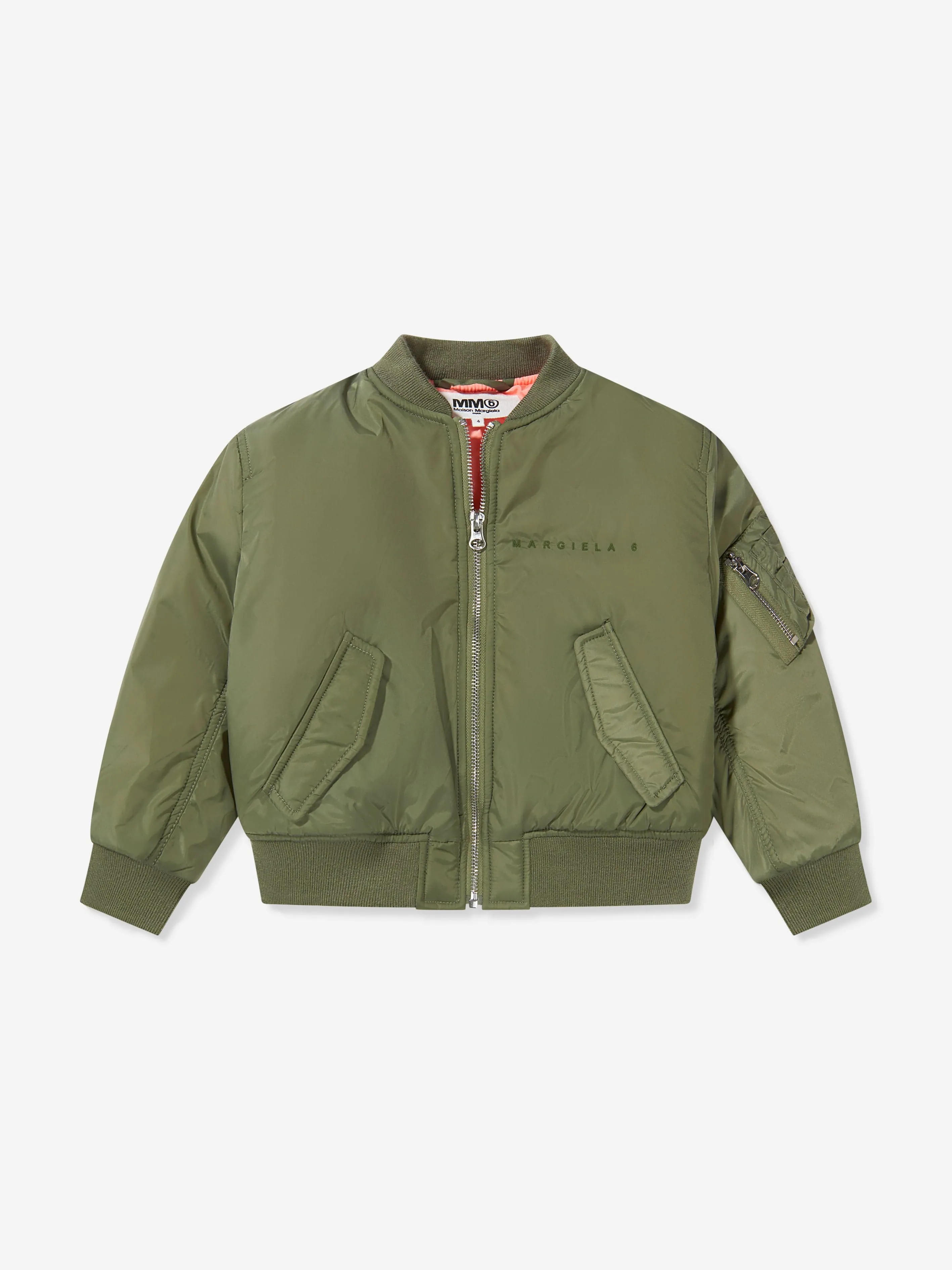 MM6 Maison Margiela Kids Back Logo Bomber Jacket