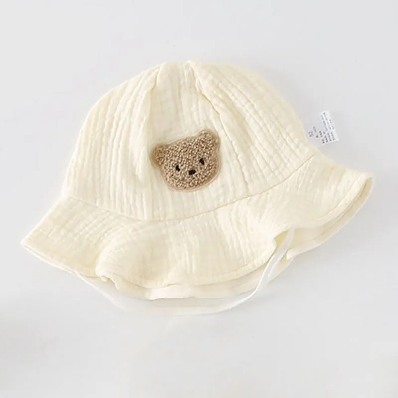 Newborn Baby Summer Gauze Models Long-sleeved Men And Women Hat 0 Full Months 3-6 Thin Section