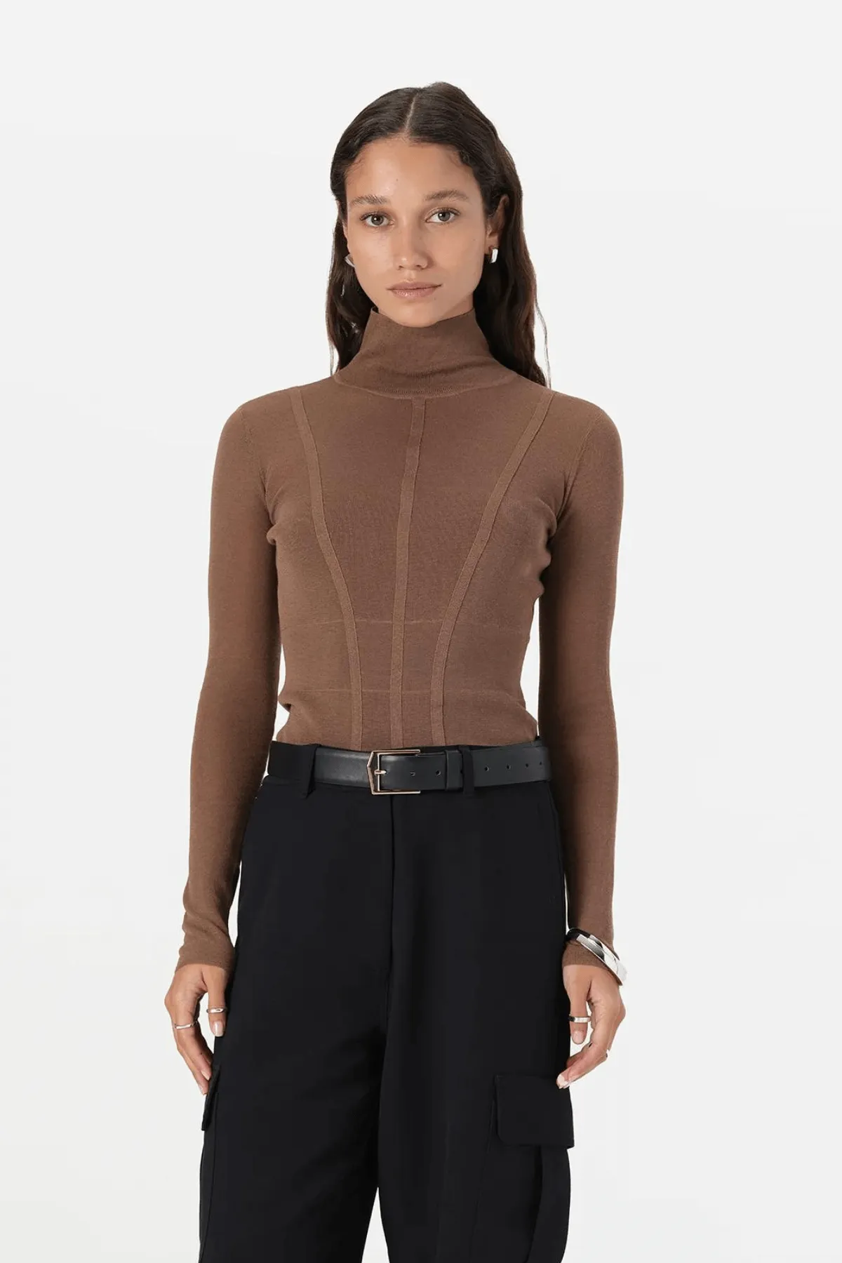 ODETTE KNIT TOP TAN