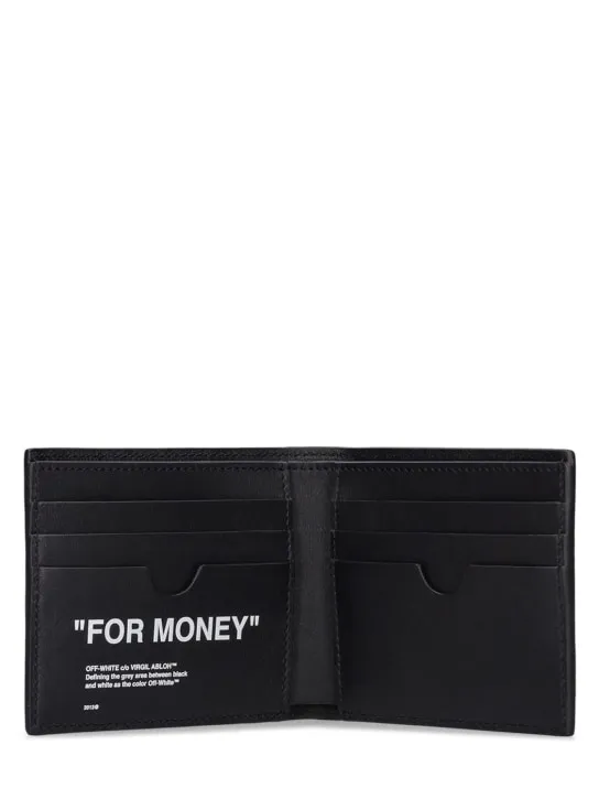 Off-White   &quot;For Money&quot; leather billfold wallet 