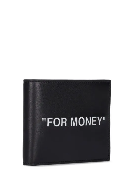 Off-White   &quot;For Money&quot; leather billfold wallet 