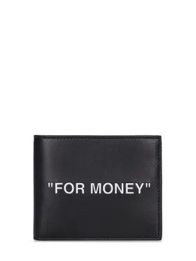 Off-White   &quot;For Money&quot; leather billfold wallet 