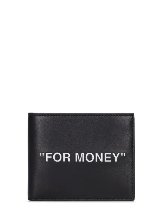 Off-White   &quot;For Money&quot; leather billfold wallet 