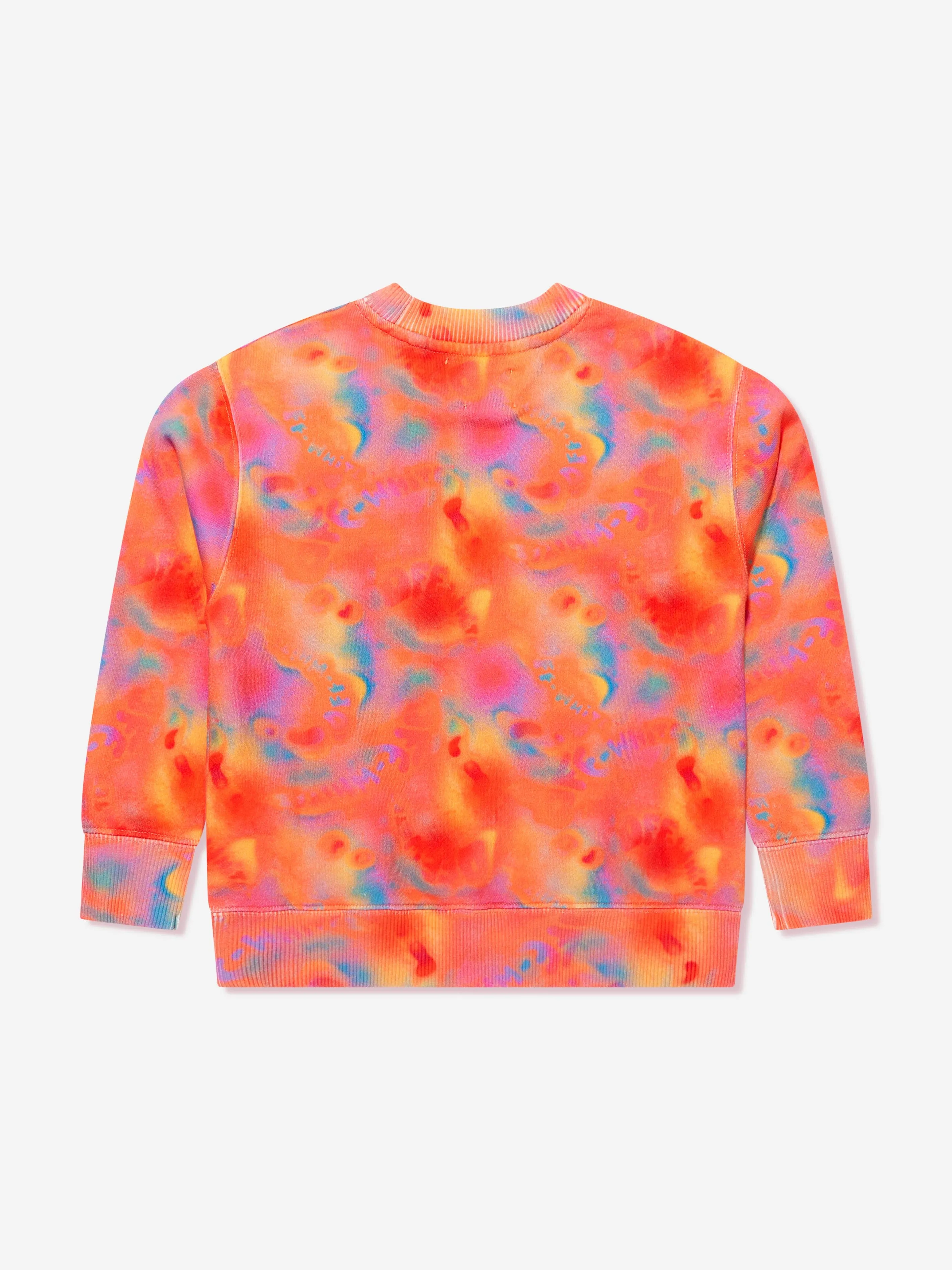 Off-White Girls Abstract AOP Sweatshirt in Multicolour