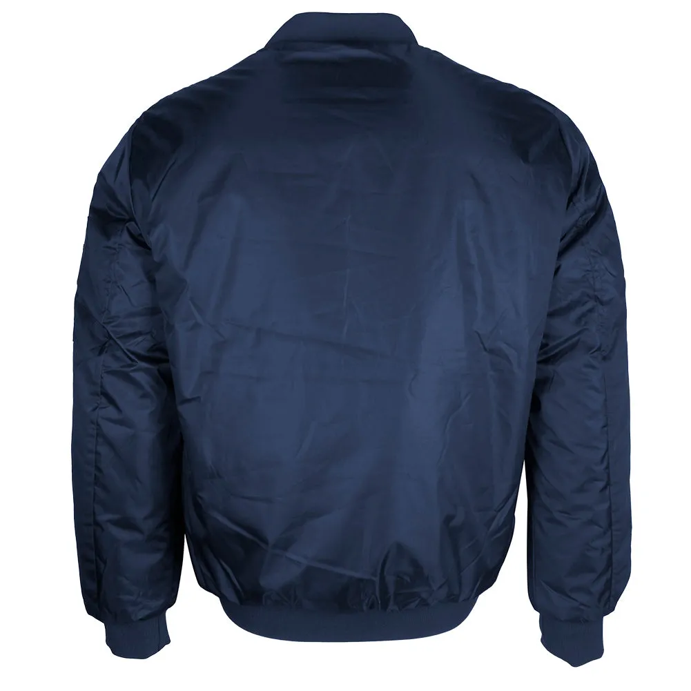 Original Deluxe Men's Zip Up Side Pockets Bomber Jacket