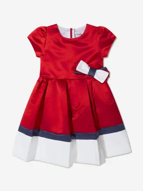 Patachou Girls Satin Bow Dress