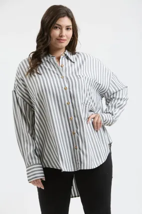 Perch Striped Button Shirt