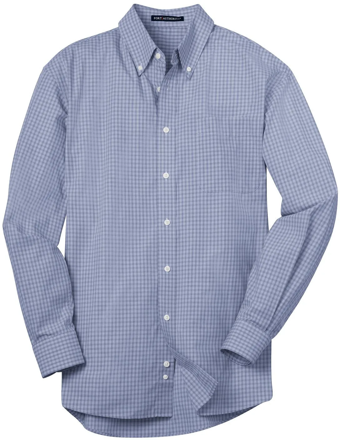 Port Authority Plaid Pattern Easy Care Shirt