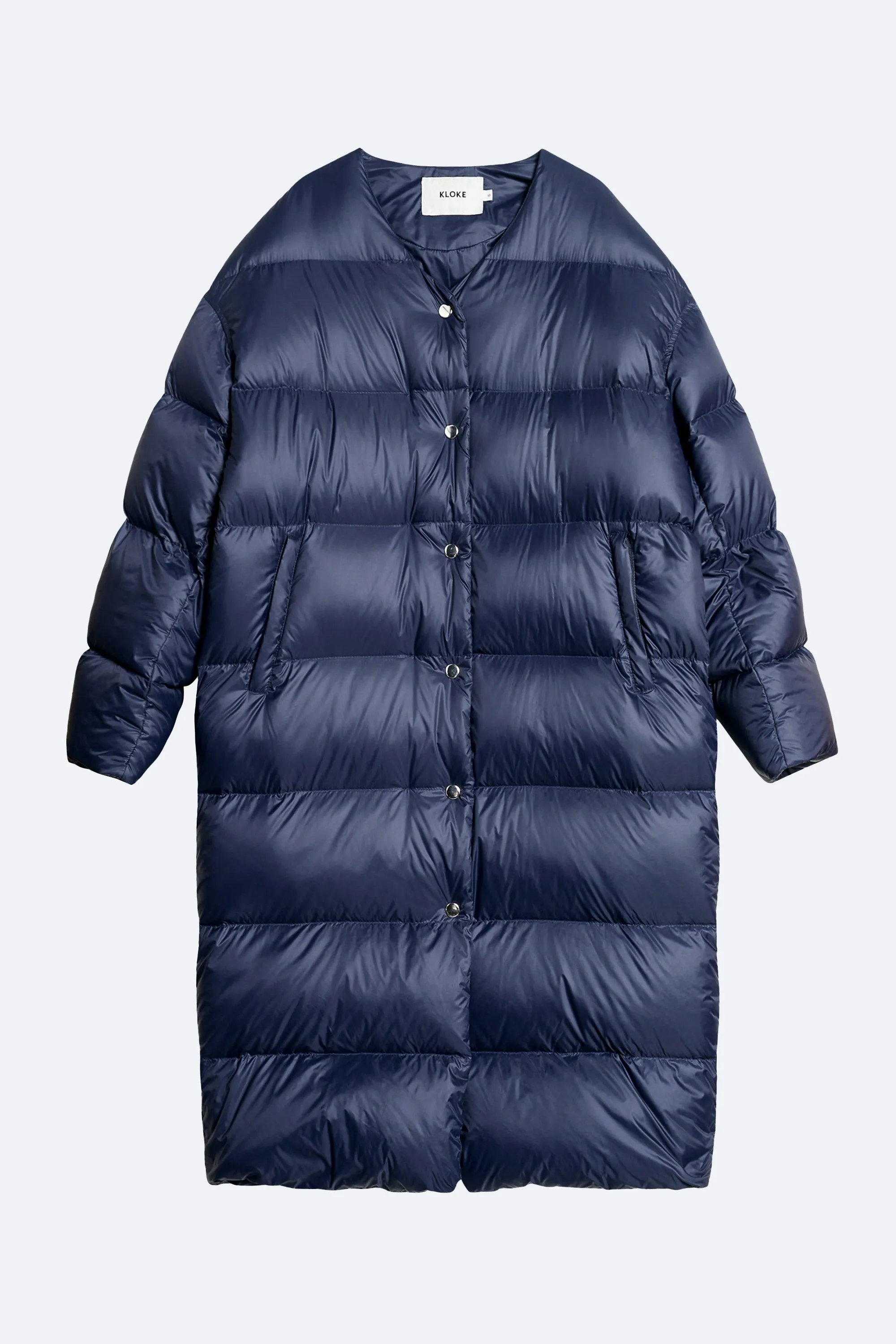 Prodigal Long Quilted Coat Ink