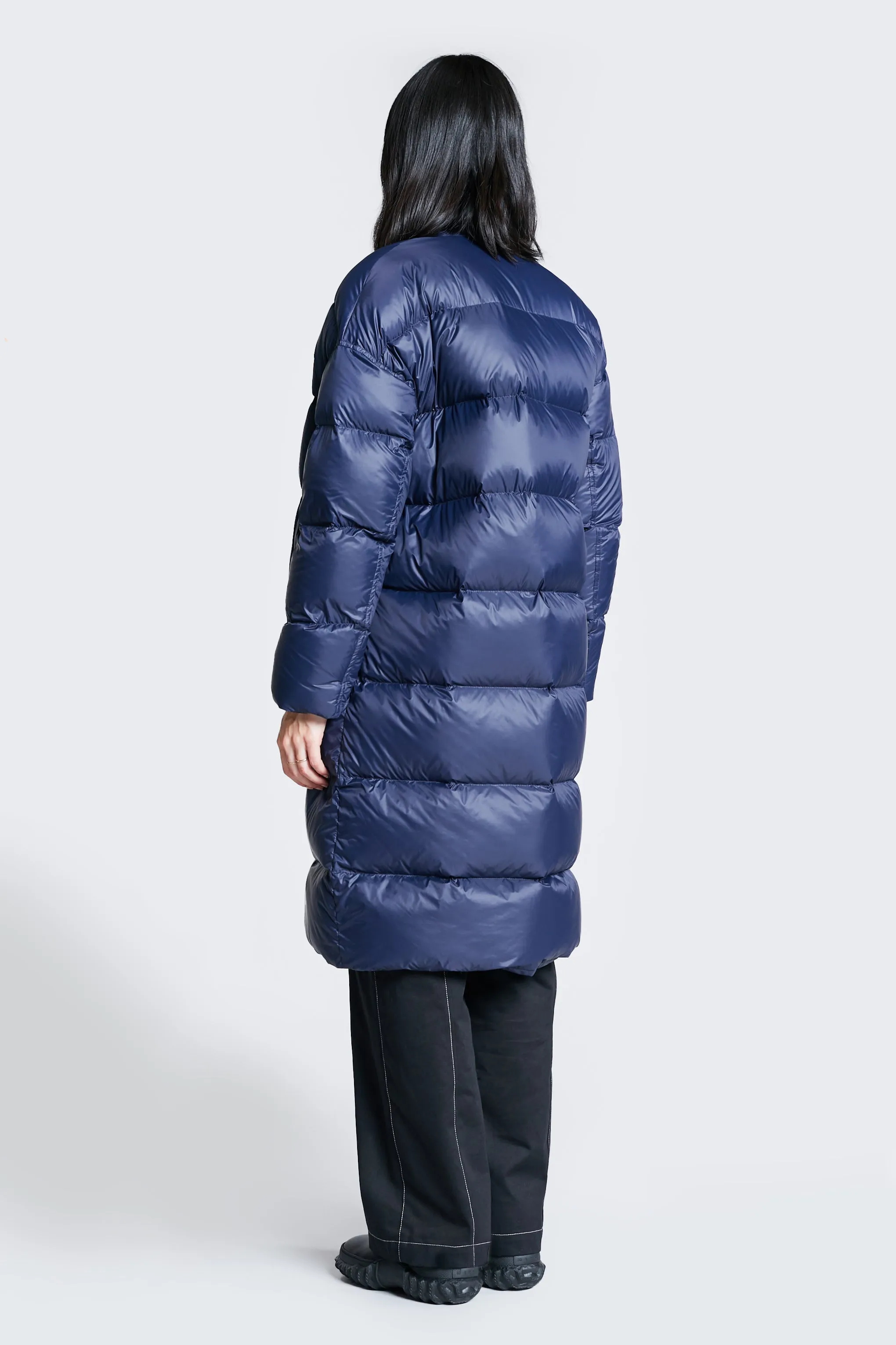 Prodigal Long Quilted Coat Ink