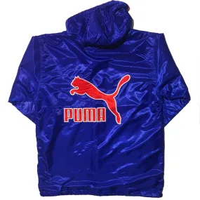 PUMA Blue and Red Embroidered Jacket