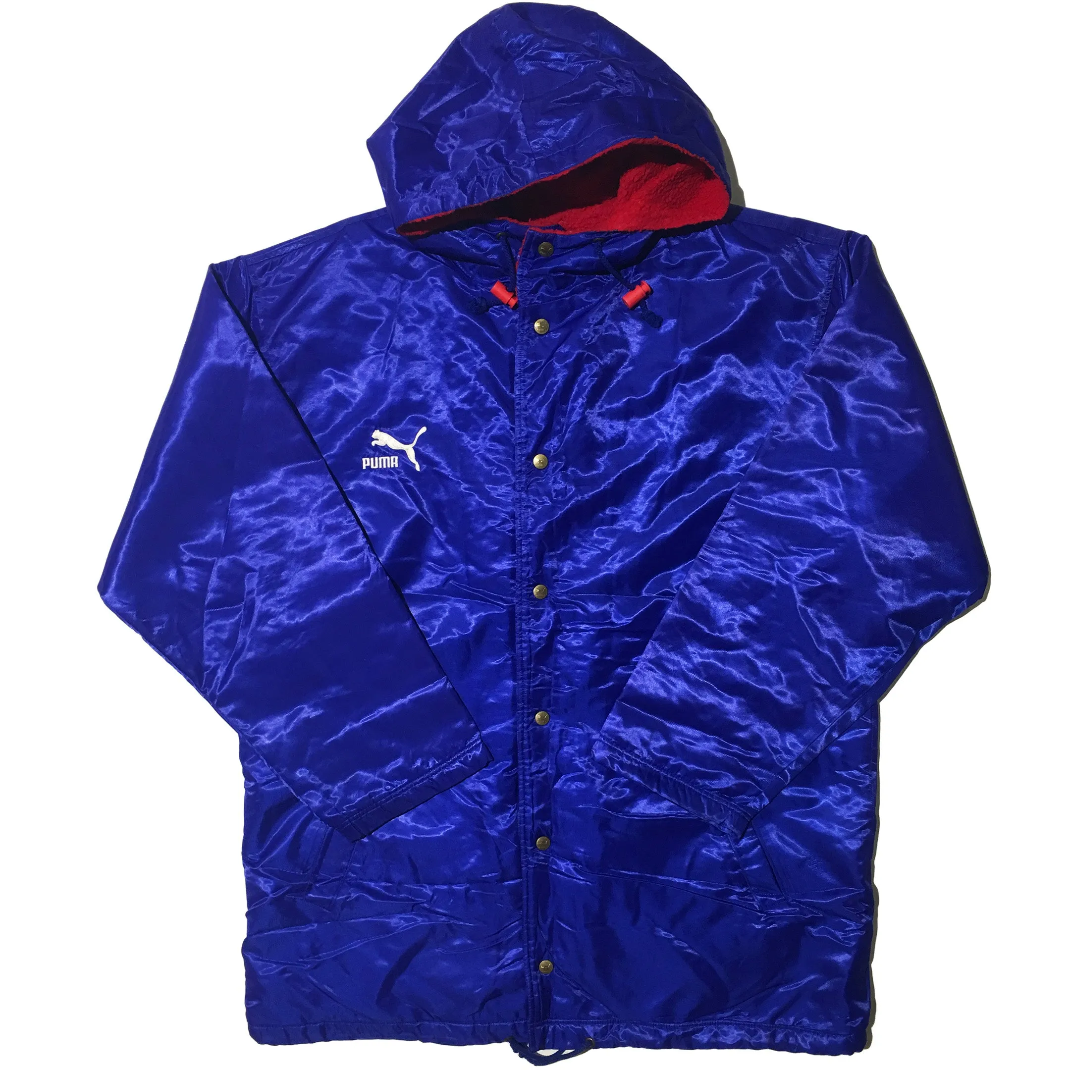 PUMA Blue and Red Embroidered Jacket