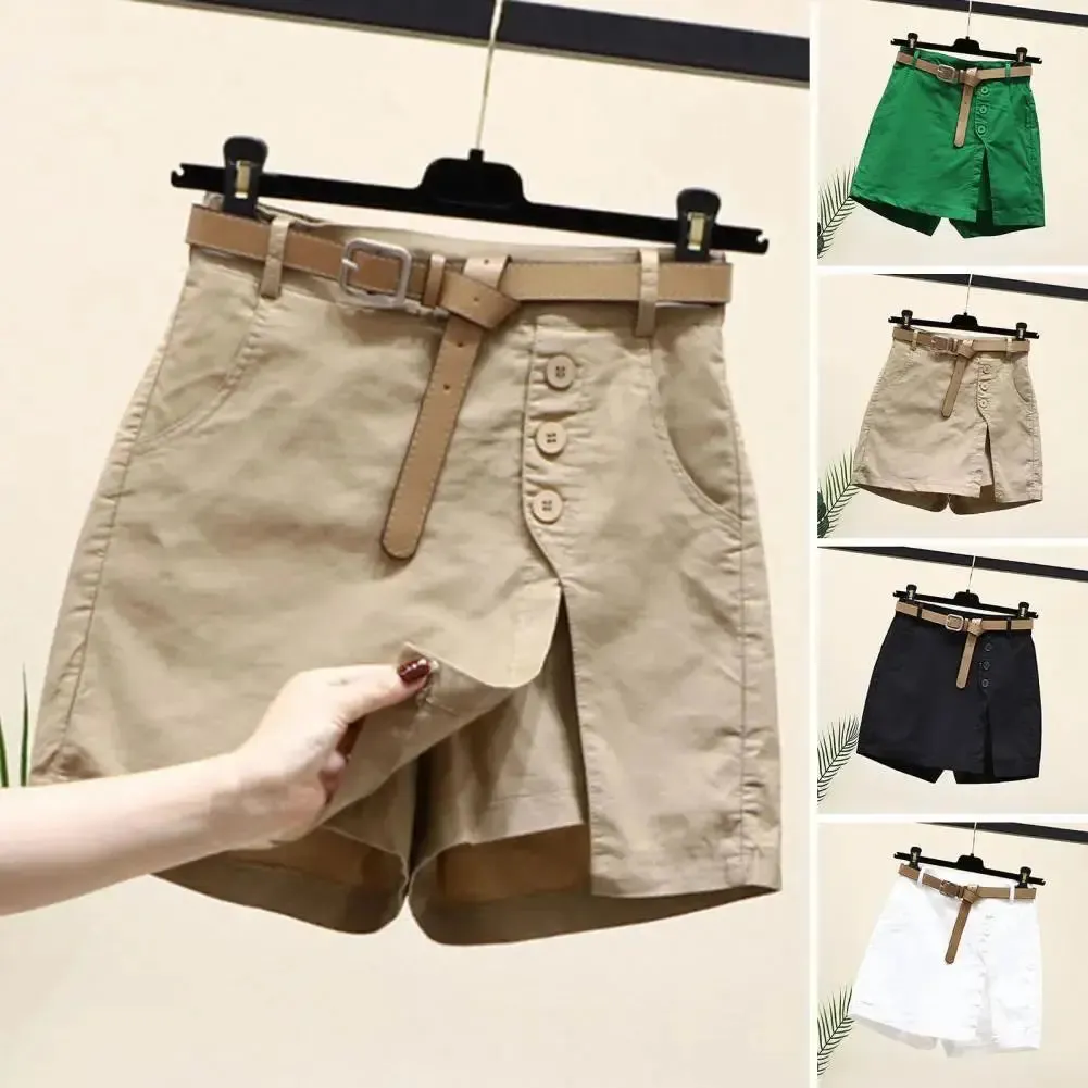 Pure Cotton Casual Shorts for Women In 2024 Summer Wear Korean Version Versatile A-line Pants Summer Pants Women's Shorts  ﻿