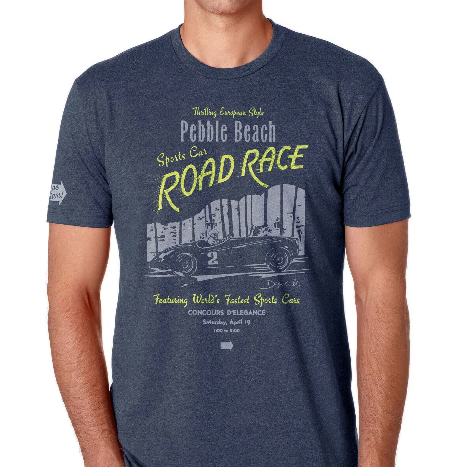 "Pebble Beach Road Race" T-shirt Short Sleeve