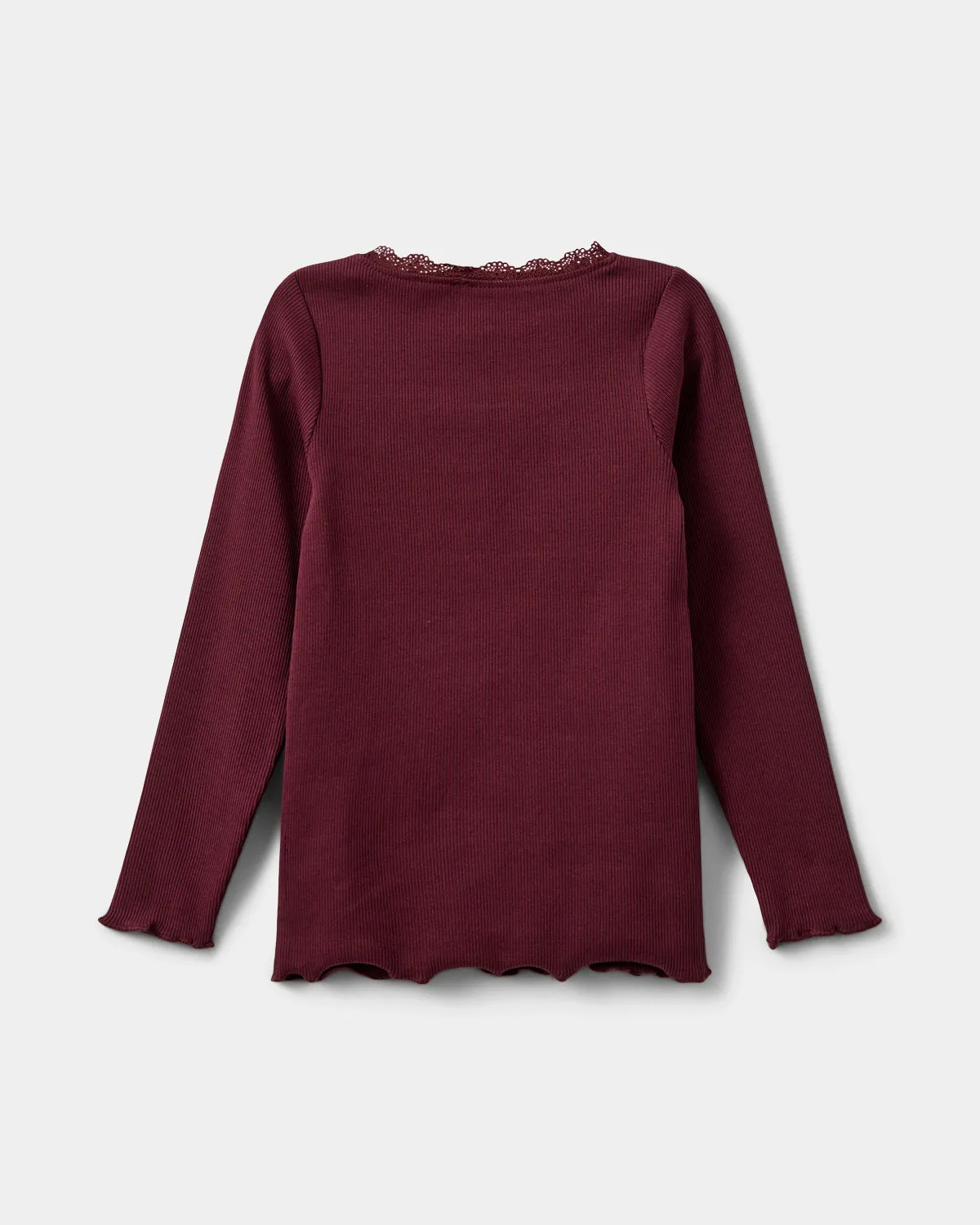 RAMITASK T-SHIRT LONG SLEEVE - Burgundy