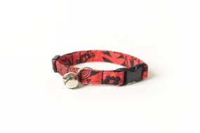 Red & Black Southwest Tribal Cat Collar