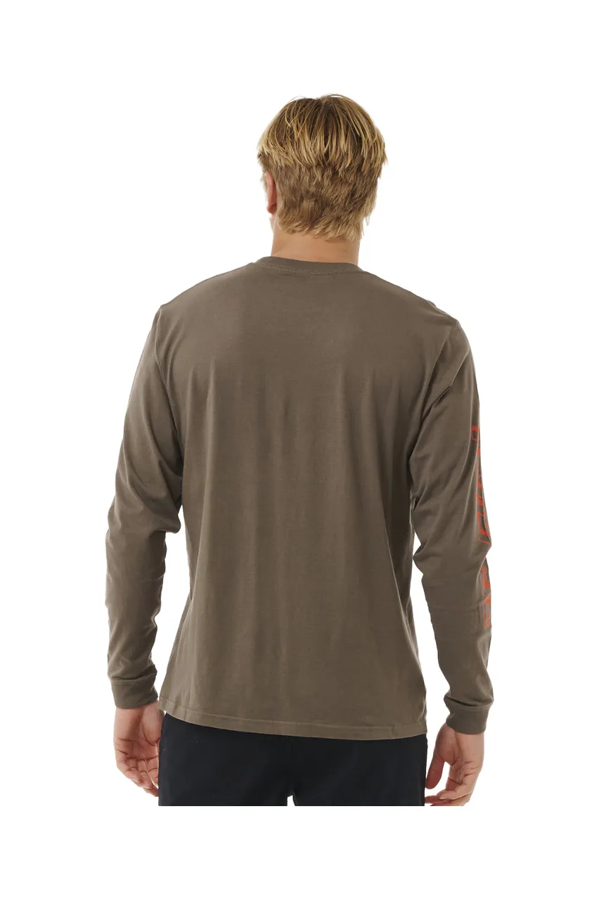 Rip Curl Fade Out Icon Long Sleeve T-Shirt Rock