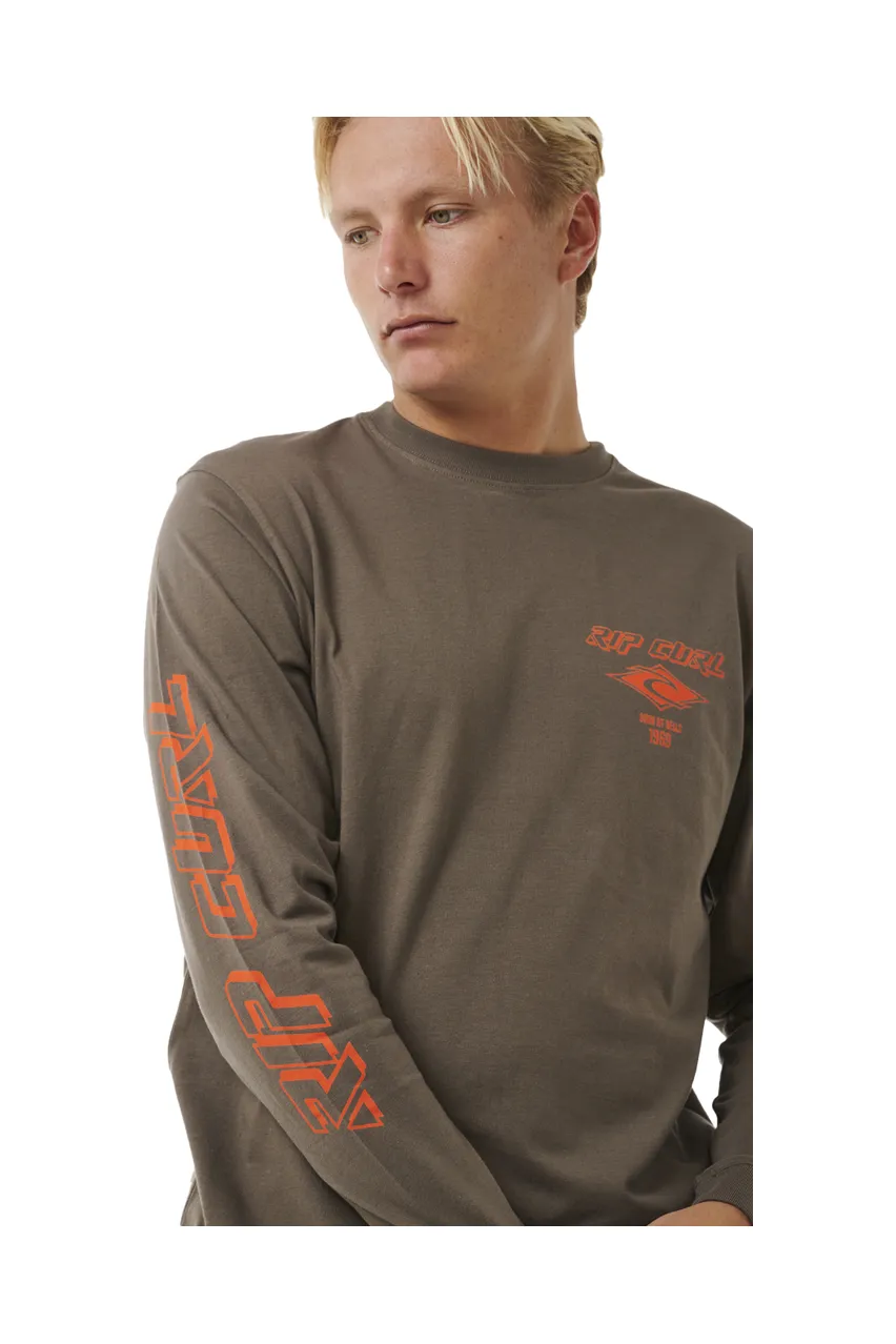 Rip Curl Fade Out Icon Long Sleeve T-Shirt Rock