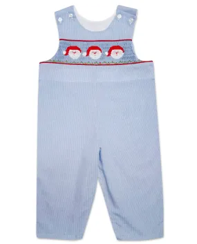 Santa Clause Hand Smocked Overall