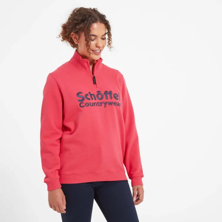 Schoffel Ladies St Issey Sweatshirt - Pomegranate